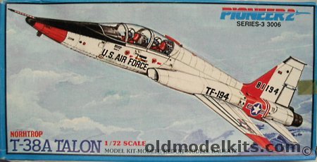 Pioneer 2 1/72 T-38A Talon USAF or Turkish Air Force, 3006 plastic model kit